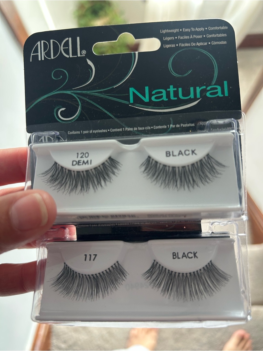 Ardell Natural Demi 120 & 117 False Eyelashes in Black
